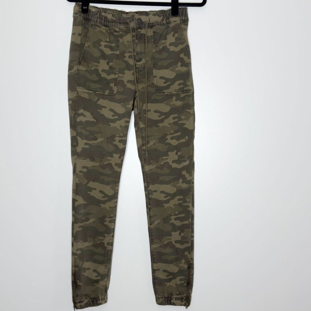 American Eagle Next Level High-Waisted Jegging Jogger Camo Green Women's Size 4 - Picture 2 of 8
